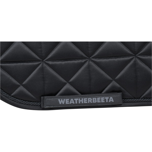 2026 WeatherBeeta Satin Luxe Air-Tec Dressage Saddle Pad 1030348 - Black